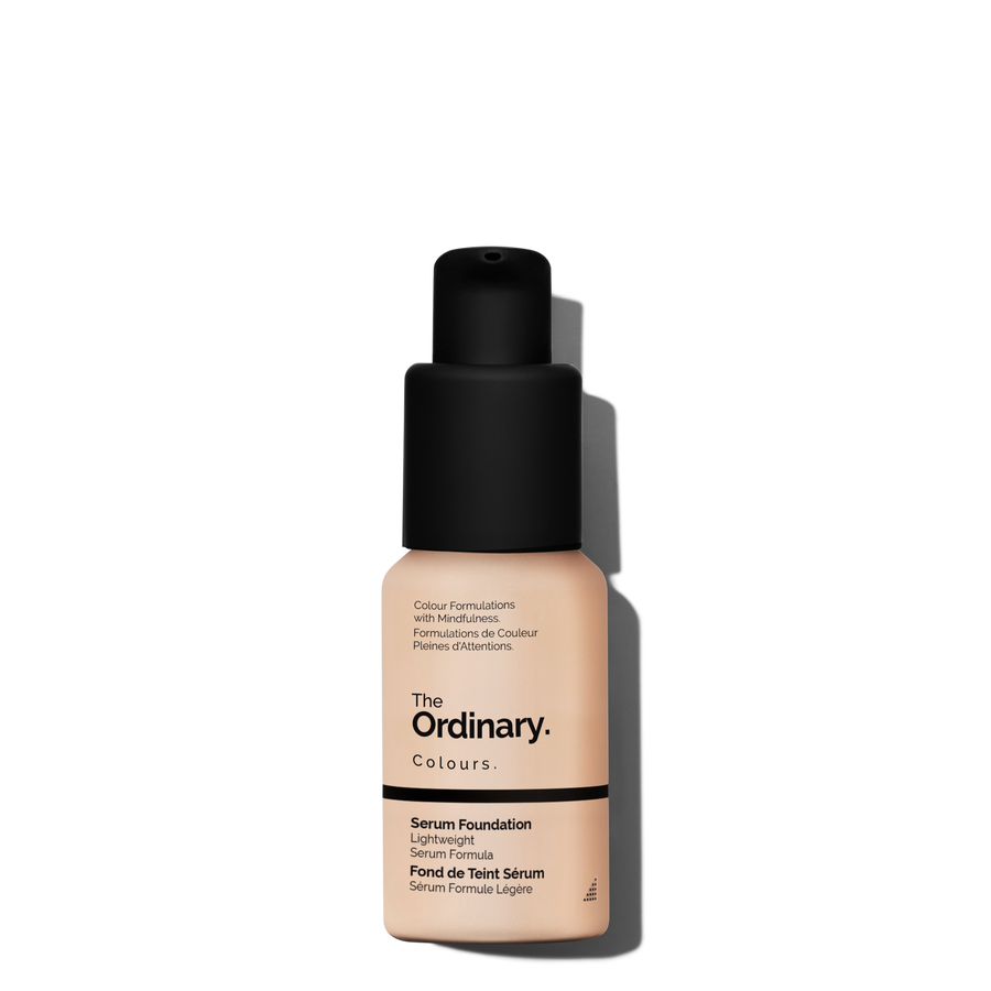 The Ordinary Serum Foundation lightweight pigment with moderate coverage