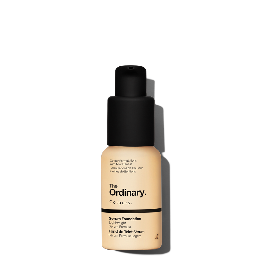 The Ordinary Serum Foundation lightweight pigment with moderate coverage
